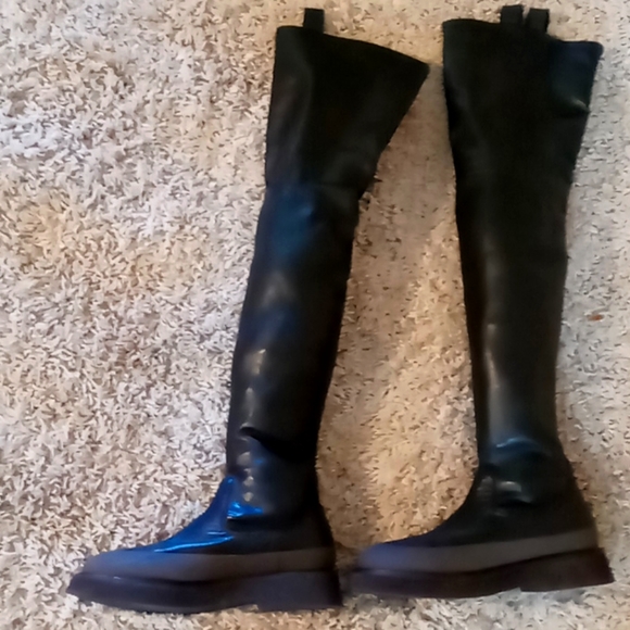 celine thigh high boots